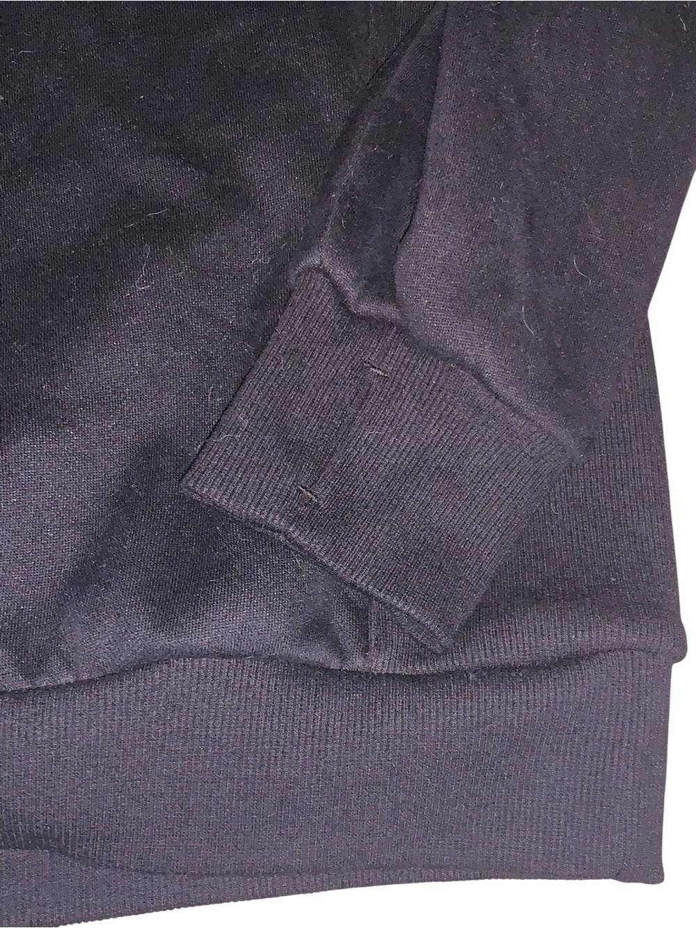 Comfrt Womens Mens Basic Mock Neck Fleece Pullover Sweatshirt Black Size M - Picture 6 of 8